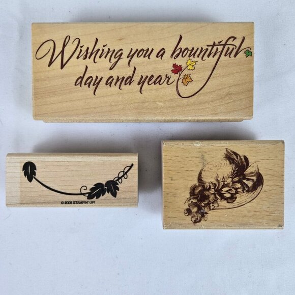 Mixed Brands Bundle of 12 Rubber Stamps with Halloween and Easter Themes - Picture 6 of 10